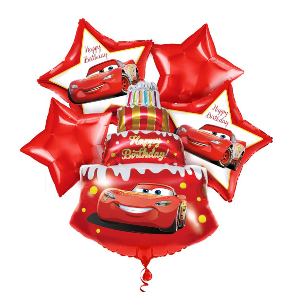 Набор шаров "Happy Birthday. Тачки" 5шт 4617343 Disney