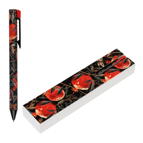 Ручка гелевая авт. Bruno Visconti "Гранат" черная, +2стержня, пенал 0,38мм 20-0446/02