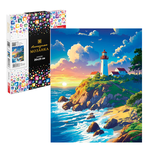 Алмазная мозаика Феникс+ 20*25см "Маяк" 70836
