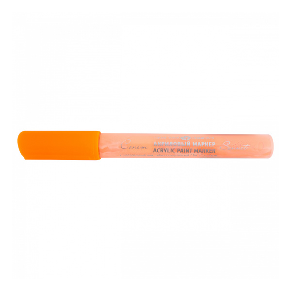 Маркер акриловый худож. Сонет флуоресцентный оранжевый, пулевидный, 2мм 163124-30