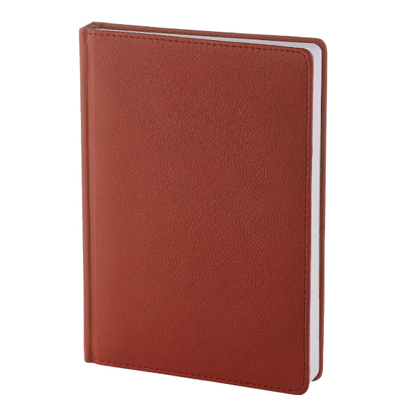 Ежедневник А5+ 2026 Bruno Visconti "Leader" тв. обл., иск.кожа, бордовый 3-126/07