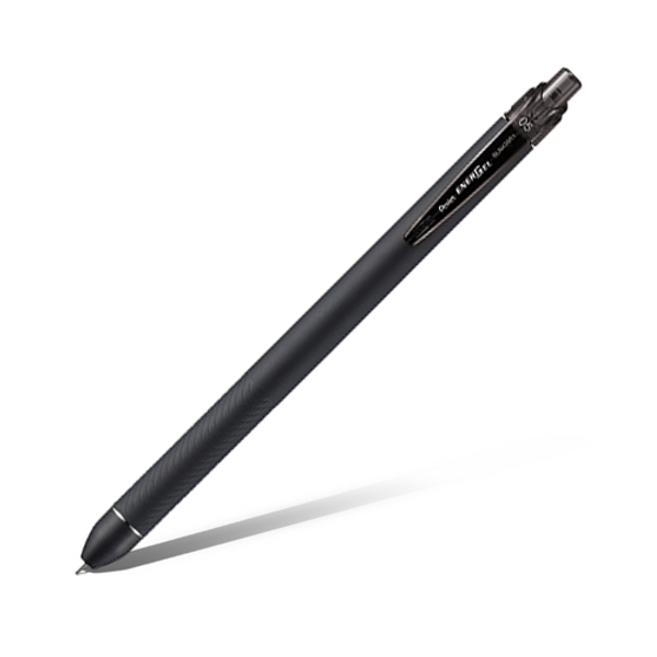 Ручка гелевая автомат. 0,5мм, черный, черн. корп. "EnerGel Soft Touch" BLN435R1-A Pentel