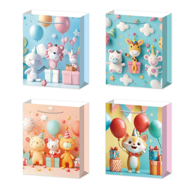 Пакет бумажный 32*26*10см "Детский" ассорти M-8265 MAZARI ТМ