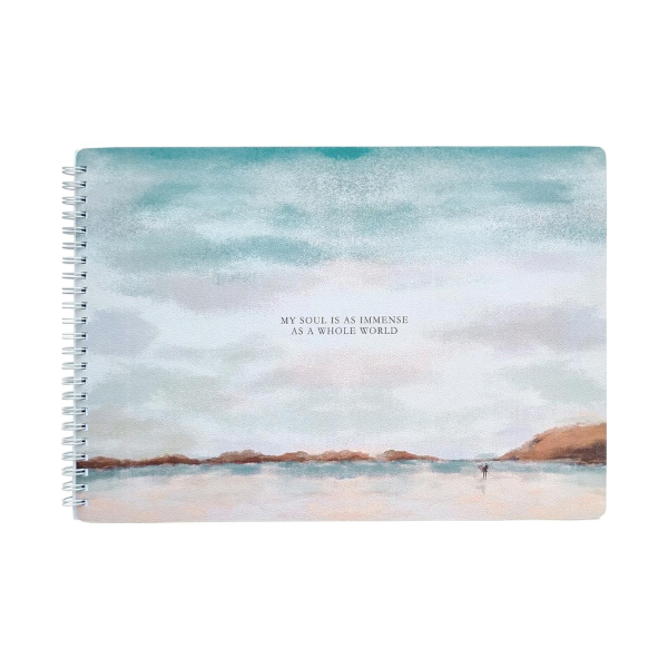 Альбом для рис 40л А4 Be Smart "View. Пляж" 120г/м2, гребень, лам. картон N3342