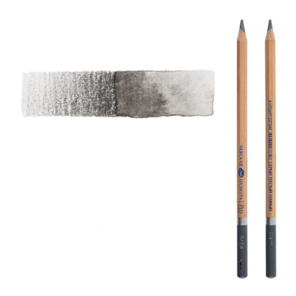 Карандаш акварельный Невская палитра "Белые ночи" №831 (серый теплый темный) круглый, дерево 158-831