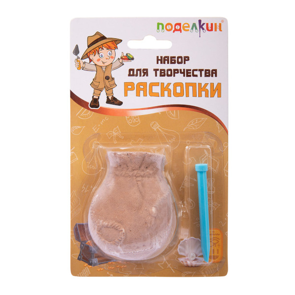 Набор для творчества Поделкин "Раскопки. №04 Сокровище пиратов" PNR-01.