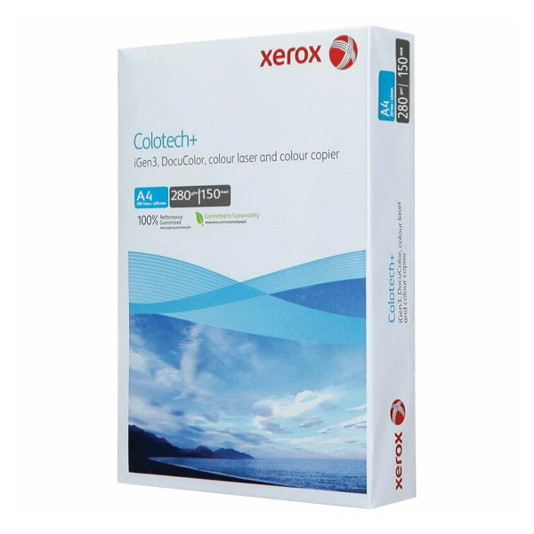 Бумага А4 "Xerox Colotech Plus" 280г/м2 (150л) (катег.к-ва А++) для лазерной печати