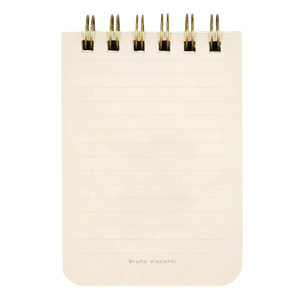 Блокнот А7 100л "Primavera" линейка, гребень, тв.обл., картон, рисунок 3-100-009/12 Bruno Visconti