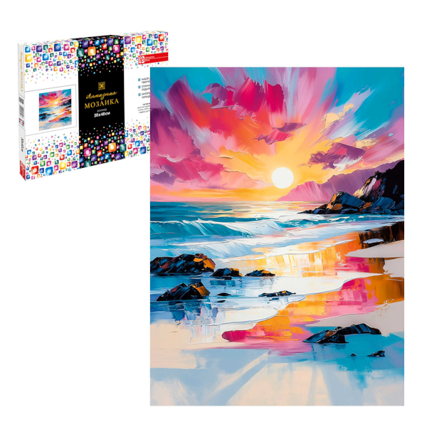 Алмазная мозаика Феникс+ 30*40см "Море" 70849