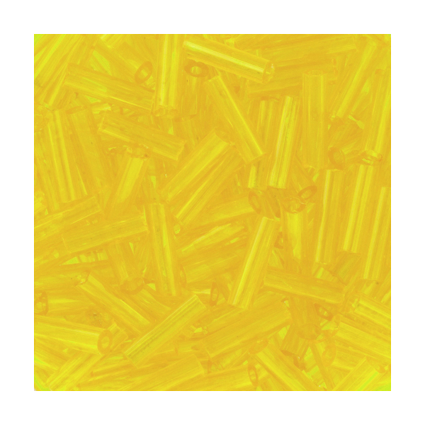 Бисер "Zlatka" стеклярус (0001-0010) №0010 желтый 10гр GG3