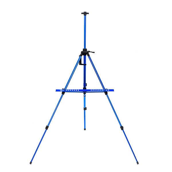 Мольберт художественный Тренога МЛ-03 Малевичъ, синий, алюминевый 159003