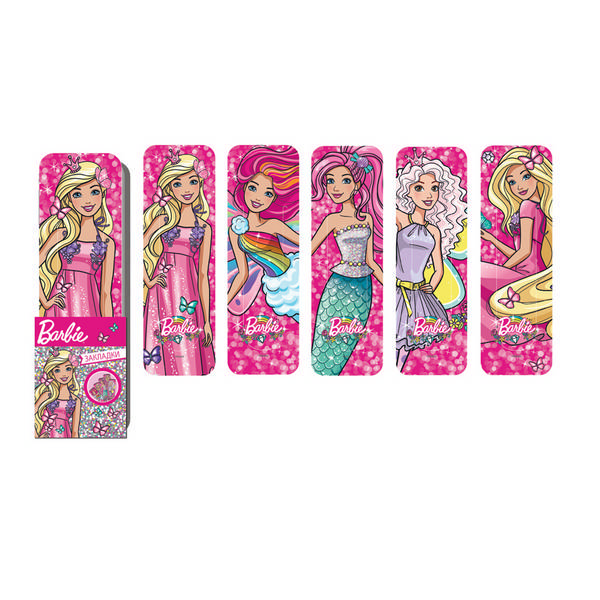 Набор закладок для книг фигурные Mattel Barbie Балтик 5шт 4257160
