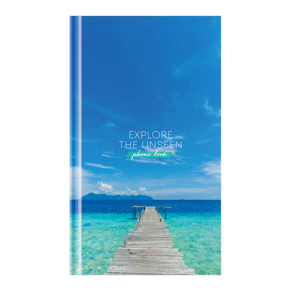Телефонная книга А5 80л OfficeSpace "Путешествия. Райское место" тв.обл., 7БЦ, с высеч. Тк80т_55495