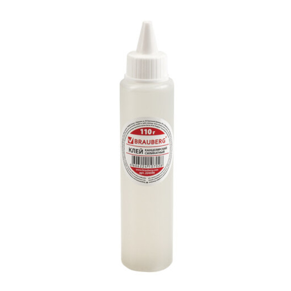 Клей жидкий 110г с аппликатором "Classic" 224599 Brauberg