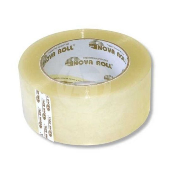 Клейкая лента (скотч) 48мм*50м, 38мкм, прозрачная 0120-2240/0120-224Х Нова Ролл