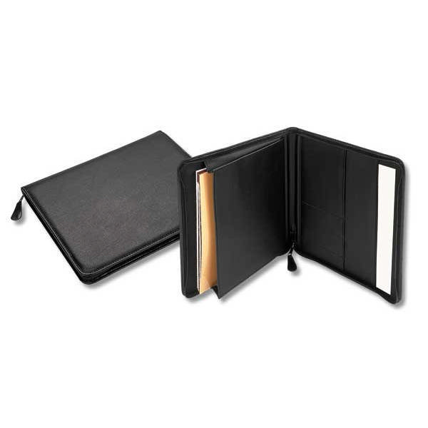 Папка из к/з Алекс "Выбор-М" А4 черная, молния по периметру №149и/м