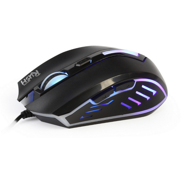 Мышь SmartBuy "Rush" 2000dpi, USB, проводная, черная SBM-712G-K