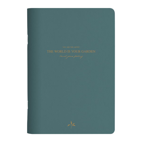 Тетрадь 48л А5+ клетка "Romance" картон, зеленый N5284 Be Smart