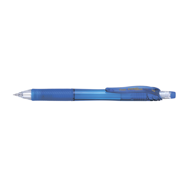 Карандаш механический 0,7мм HB, пластик. корп., синий, ластик "EnerGize" PL107-CX Pentel