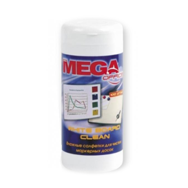 Салфетки чистящие для магнитно-маркерных досок Promega Office White Clean (100шт) 134429