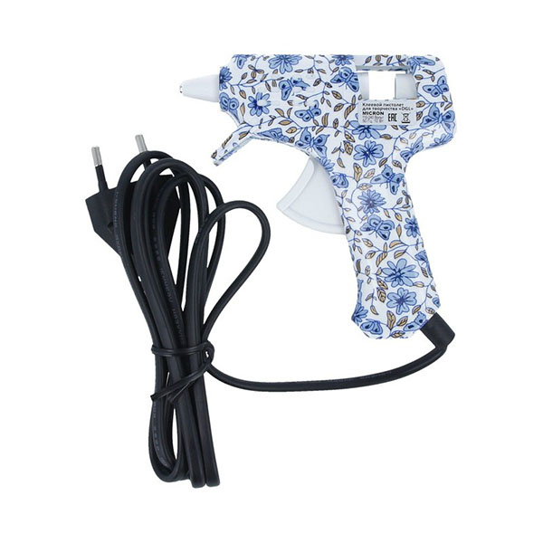 Клеевой пистолет  10Вт 7мм Micron в блистере DGL