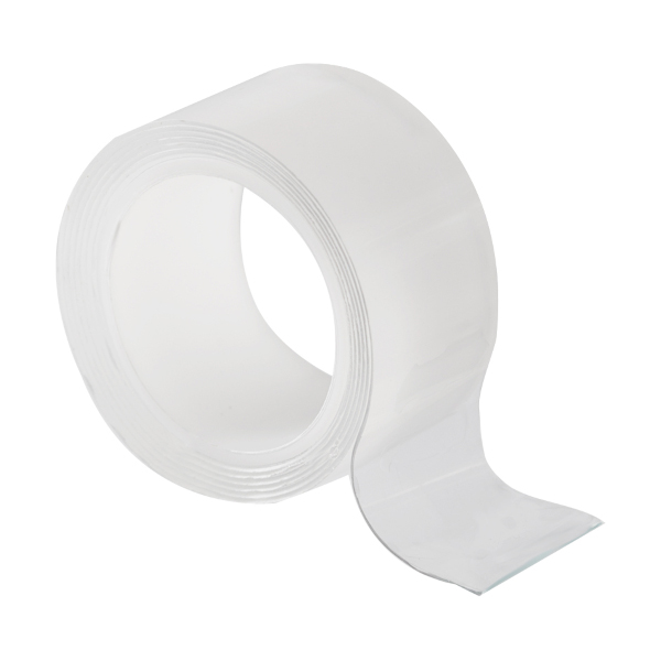 Клей-лента двусторонняя многоразовая 30мм*1мм*1м КЛДм-41724 OfficeSpace