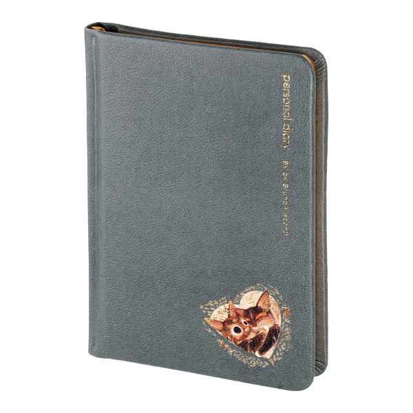 Ежедневник А6+ не дат Bruno Visconti "Котики приносят счастье" тв.обл., иск. кожа, серый 3-745/19