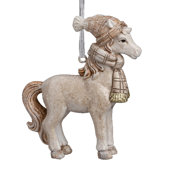 Украшение подвесное Erich Krause Decor "Лошадка в шапке" 9см, полирезина 64559