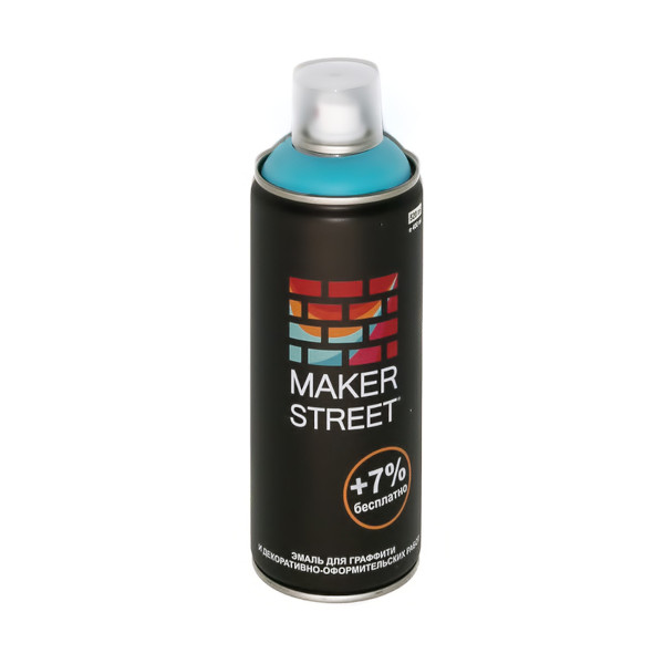 Эмаль для граффити и декоративно-оформительских работ, голубой 605 MAKERSTREET MSM400