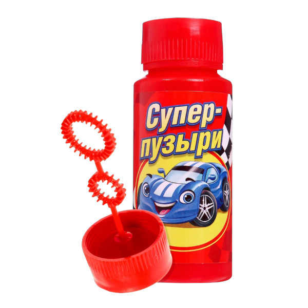 Мыльные пузыри "Супер тачки" 95мл 4721259 Соломон