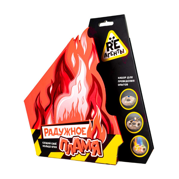 Набор для творчества Волшебный мир Опыты "Re-агенты. Радужное пламя" модели EX052Т