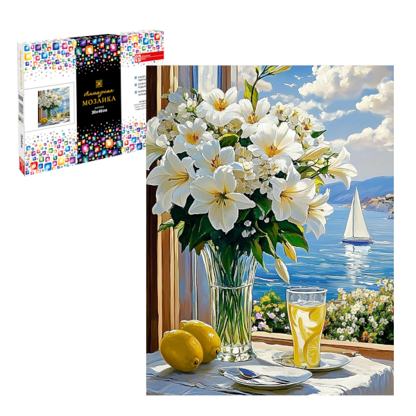 Алмазная мозаика Феникс+ 30*40см "Букет лилий" 70848