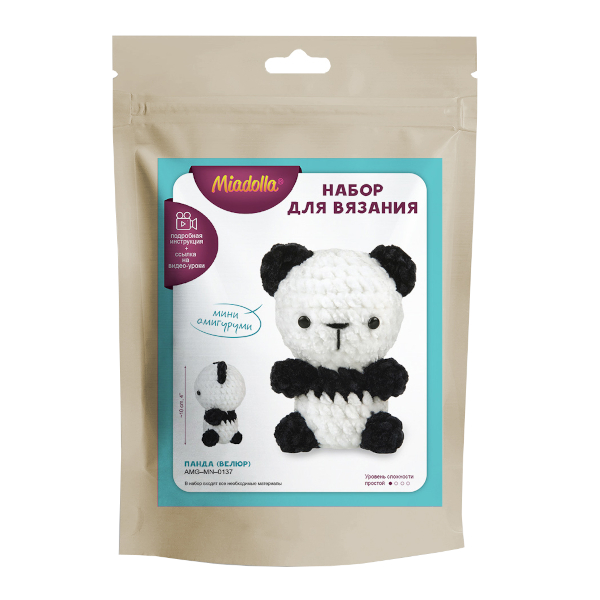 Набор для вязания Miadolla "Кит" 10см AMG-MN-0147
