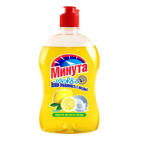 Жидкость для посуды "Минута.Лимон" 500мл 2-0165