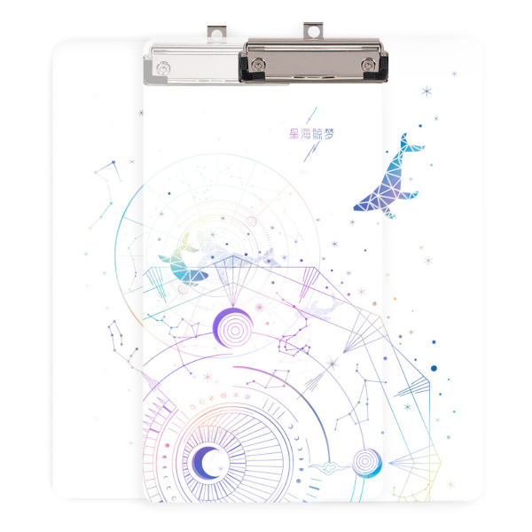 Планшет с зажимом А4 пластик, ассорти "Созвездия" 72603 Deli