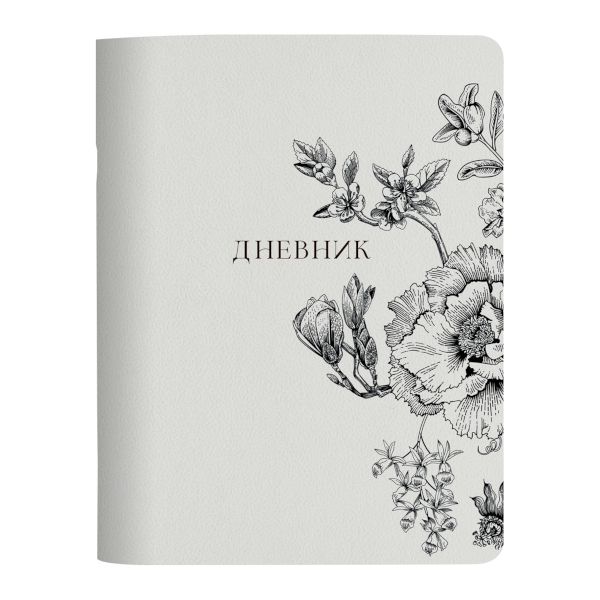 Дневник 5-11 кл. мягк. обл. "Harmony. Цветы на айвори" картон N5248 Be Smart