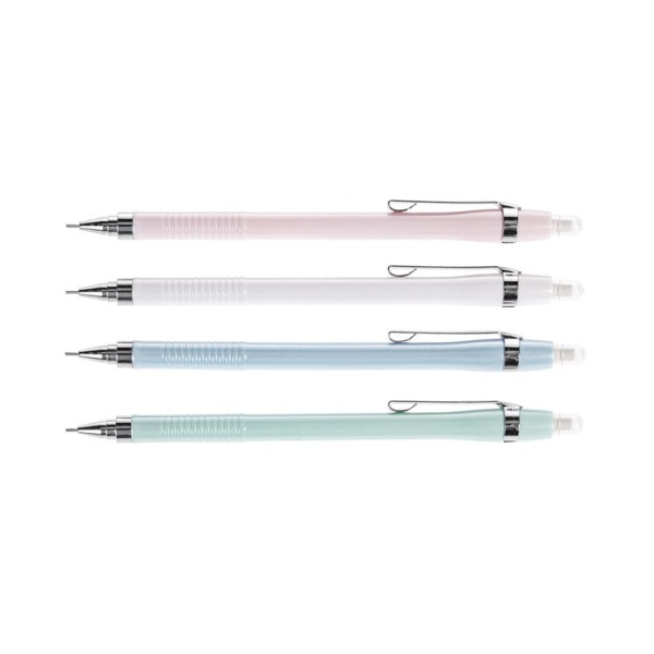 Карандаш механический 0,5мм HB, пластик. корп., ассорти, ластик "Mildtone" MP_060844 Hatber