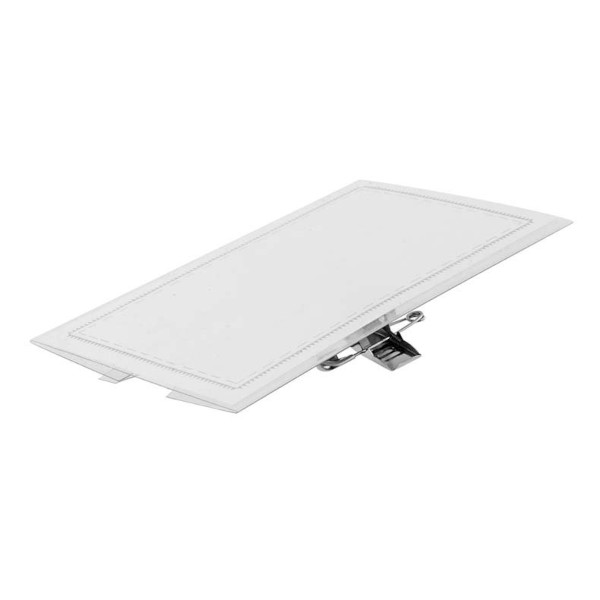 Бейдж 55*90мм горизонт., зажим/булавка, пластик, прозрач. 14-1678 Workmate (1шт)