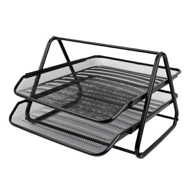 Лоток горизонтальный "Тропик" пластик, черный ЛТГ-30869 СТАММ