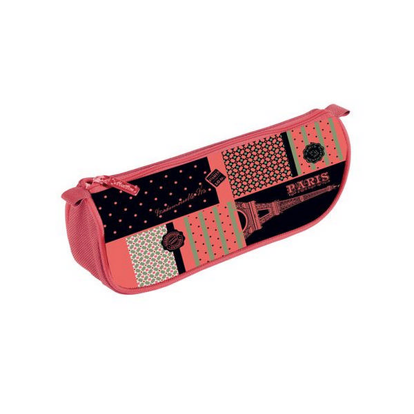 Пенал-косметичка 1 отд., 21*8см "Париж" без напол., полиэстер Npk_36104 Hatber