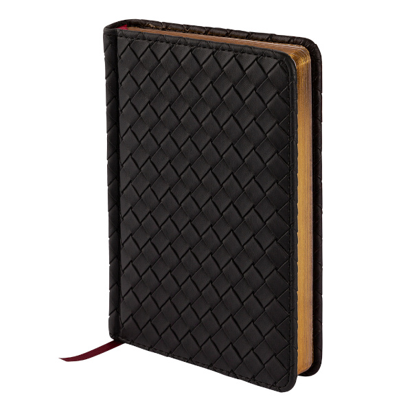 Ежедневник А6+ не дат Bruno Visconti "Magnum" сшивка, тв.обл., иск.кожа, черный 3-688/01