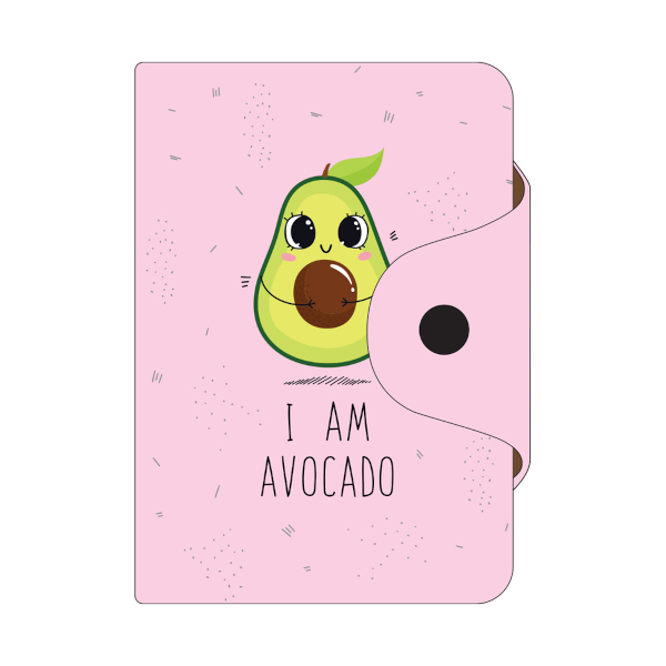 Визитница на  20 карточек, 10 карманов OfficeSpace "I'm Avocado" ПВХ 319945