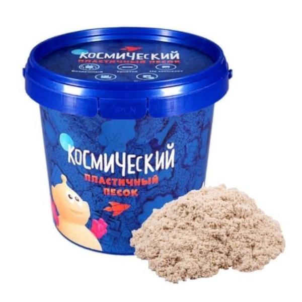 Набор для творчества Волшебный мир "Космический песок" 1,0кг, песочный, пласт.уп. Т57729