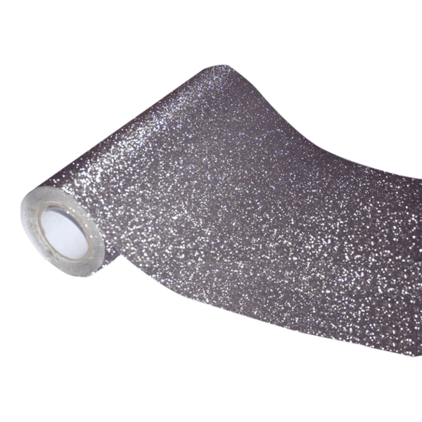 Пленка самоклеящаяся 45*100см deVENTE "Блестки" серый, 100мкм 8117303
