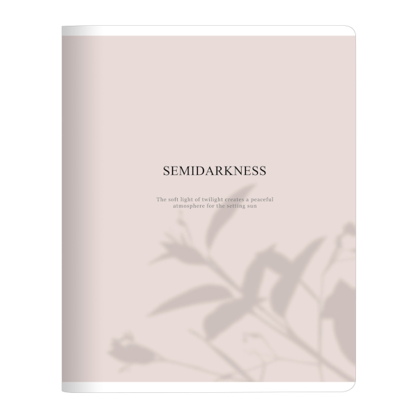 Тетрадь 48л А5 клетка "Shadow. Бежевый" картон, рисунок N5360 Be Smart