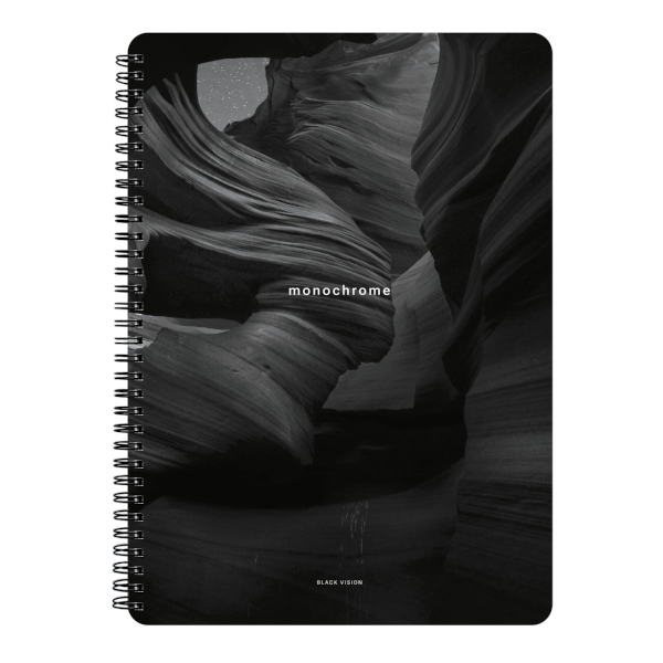 Тетрадь 96л А4- клетка/гребень "Elements. Поток" картон, рисунок N6389 Be Smart