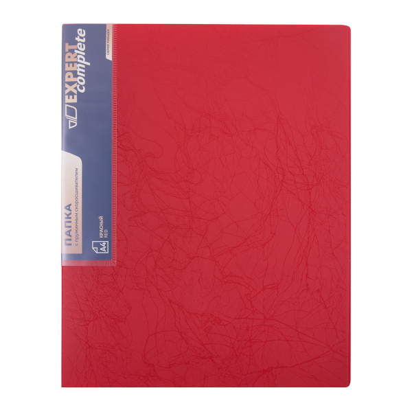 Папка с пружинным скоросшивателем, пластик А4 700мкм "Premier" красный EC210530047 Expert Complete