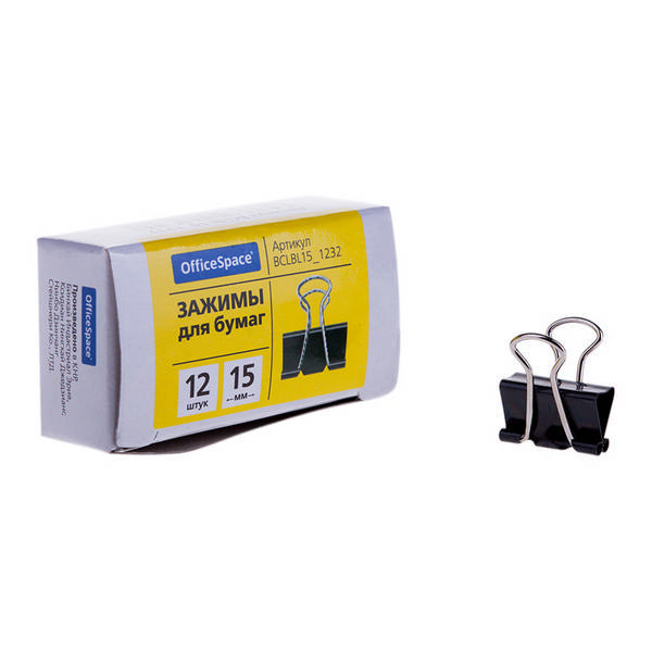 Зажим 51мм черный D00121 (1шт) Dolce Costo