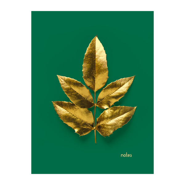 Записная книга А6 48л "Лист" клетка, сшивка, тв.обл., 7БЦ, рисунок КЗ6483721 Listoff