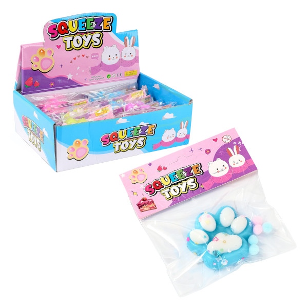 Антистресс-мялка "Сквиш, Кошачья лапка" ассорти 10843339